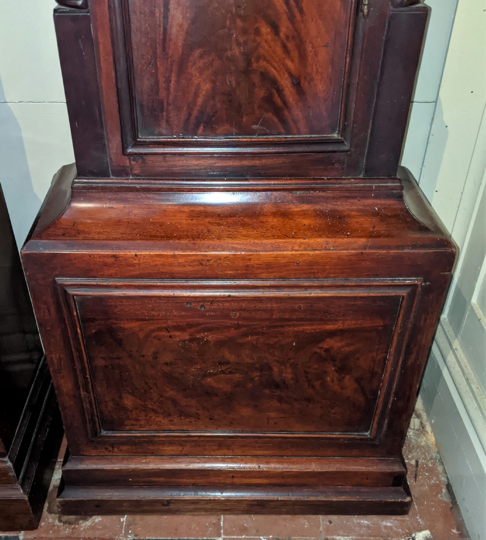 18th Cent Mahogany 8 Day Long case Longcase Grandfather Clock View IV