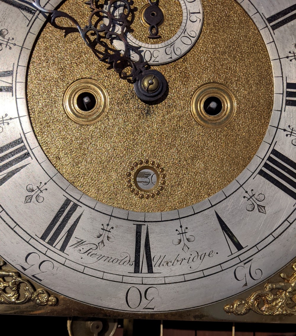 18th Cent Mahogany 8 Day Long case Longcase Grandfather Clock View VIII