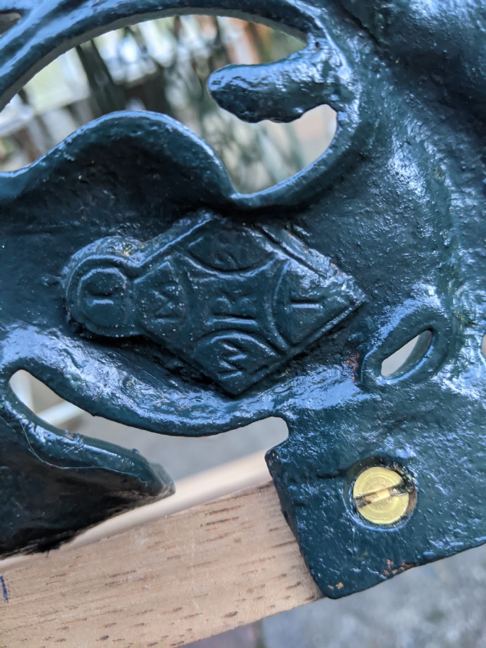 19th Cent Cast Iron Garden Bench View VI