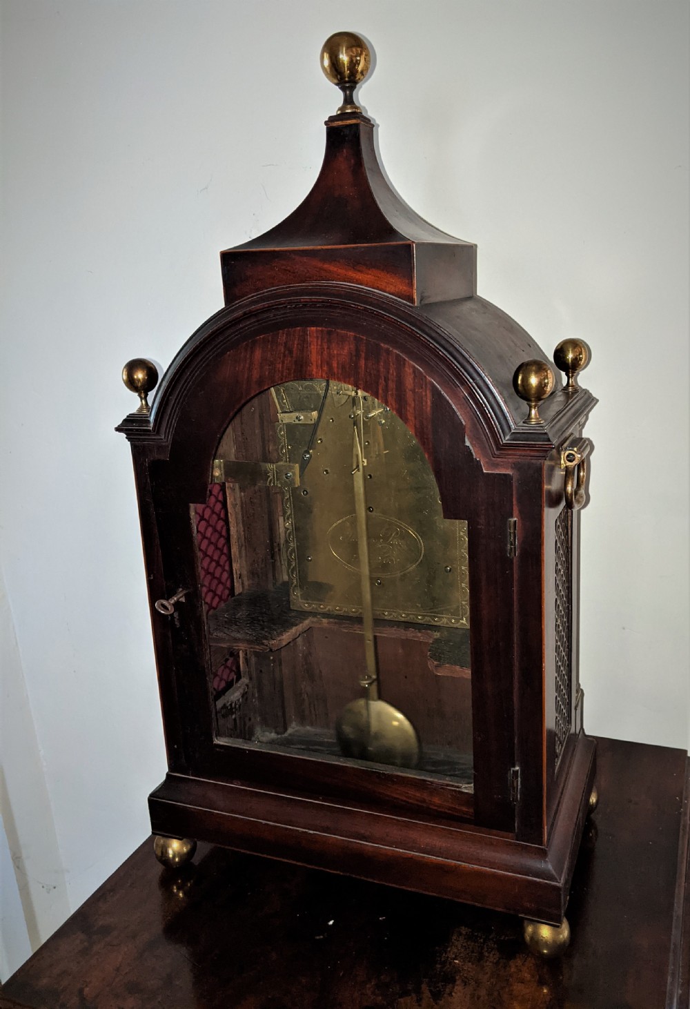 Regency 3 Train Musical Bracket Clock View VI
