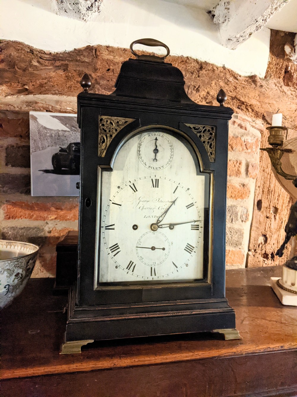 18th Cent Fusee Bracket Clock