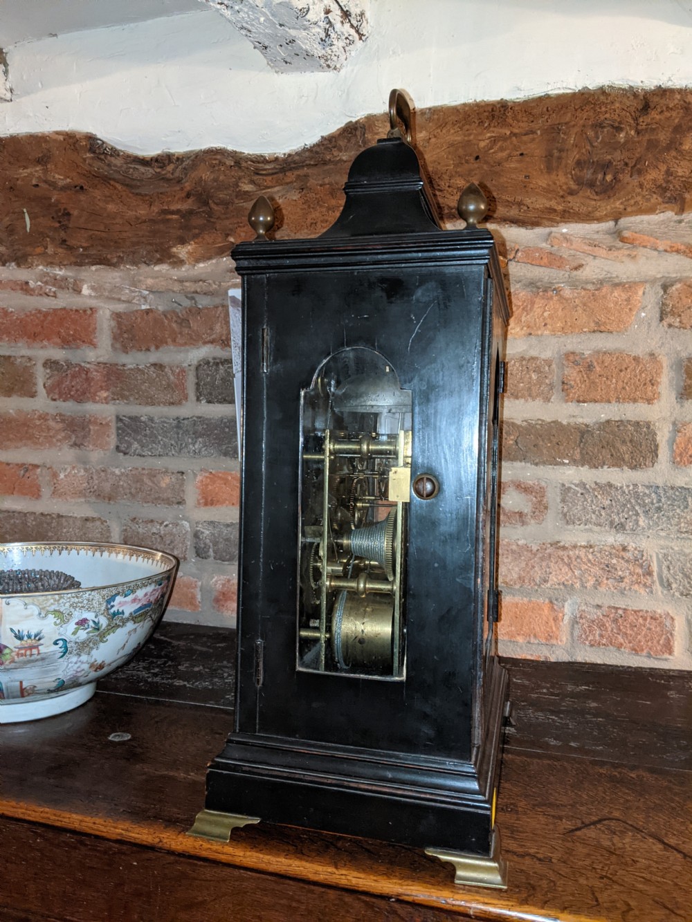 18th Cent Fusee Bracket Clock View II