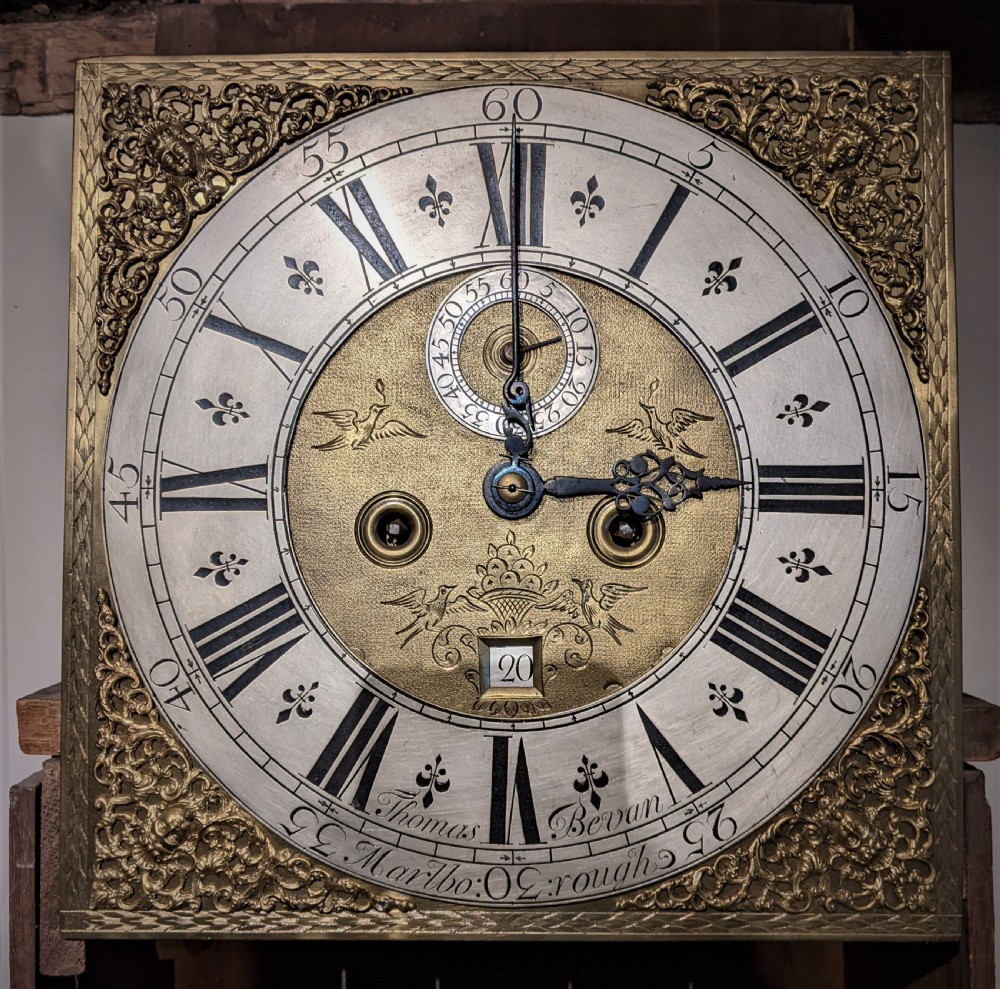 18th Cent Oak Longcase Long Case Grandfather Clock View III