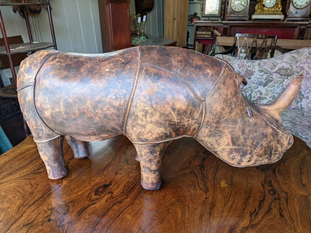 Liberty Leather Rhino Footstool