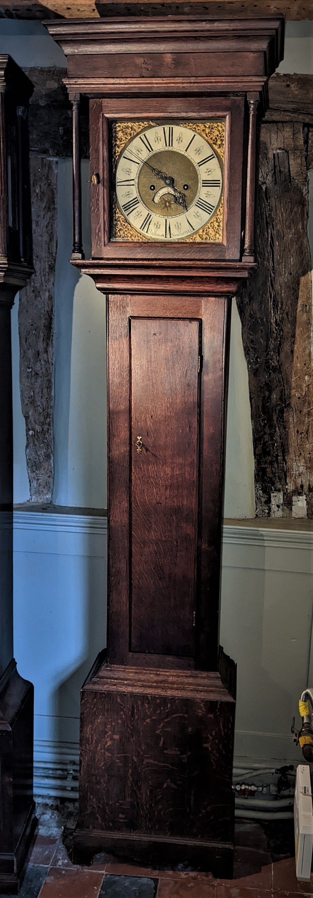 18th Cent Oak Longcase Grandfather Clock