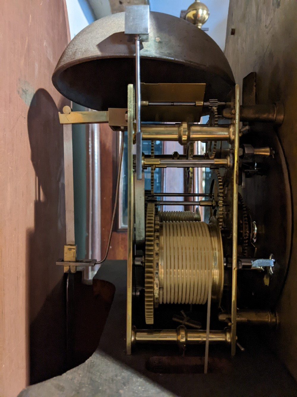 Mahogany 8 Day Longcase Grandfather Clock View IV