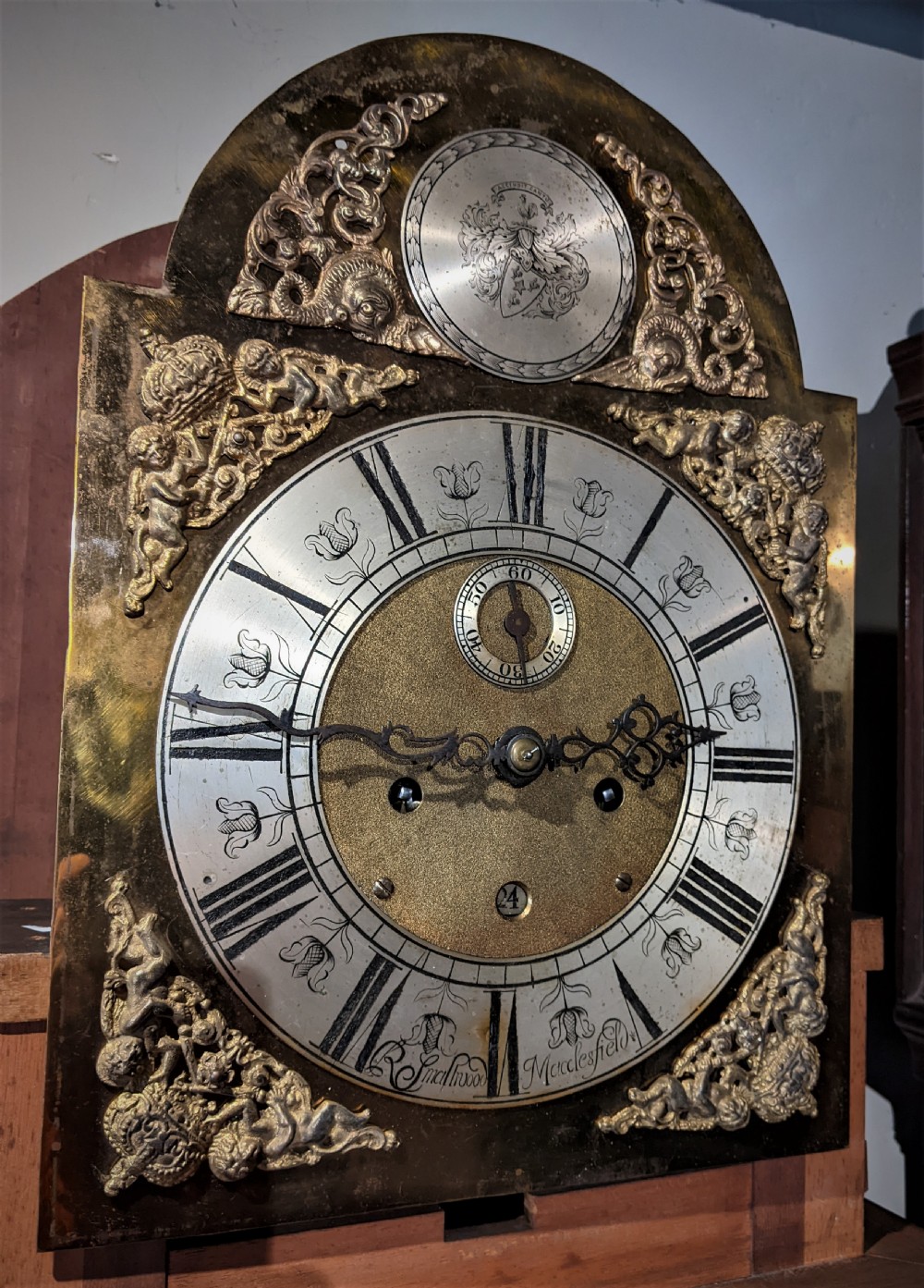 Mahogany 8 Day Longcase Grandfather Clock View V