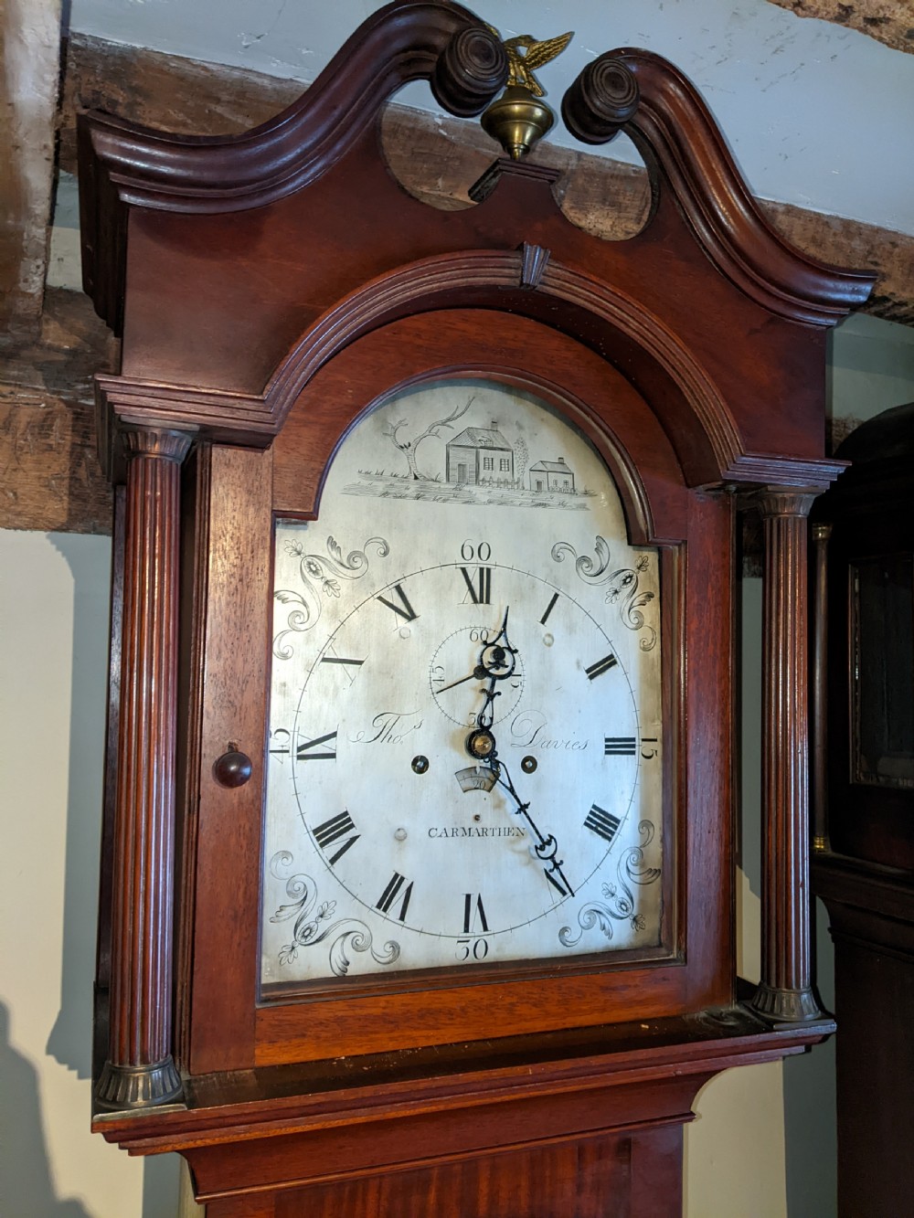 18th Cent Welsh Longcase Long Case Grandfather Clock