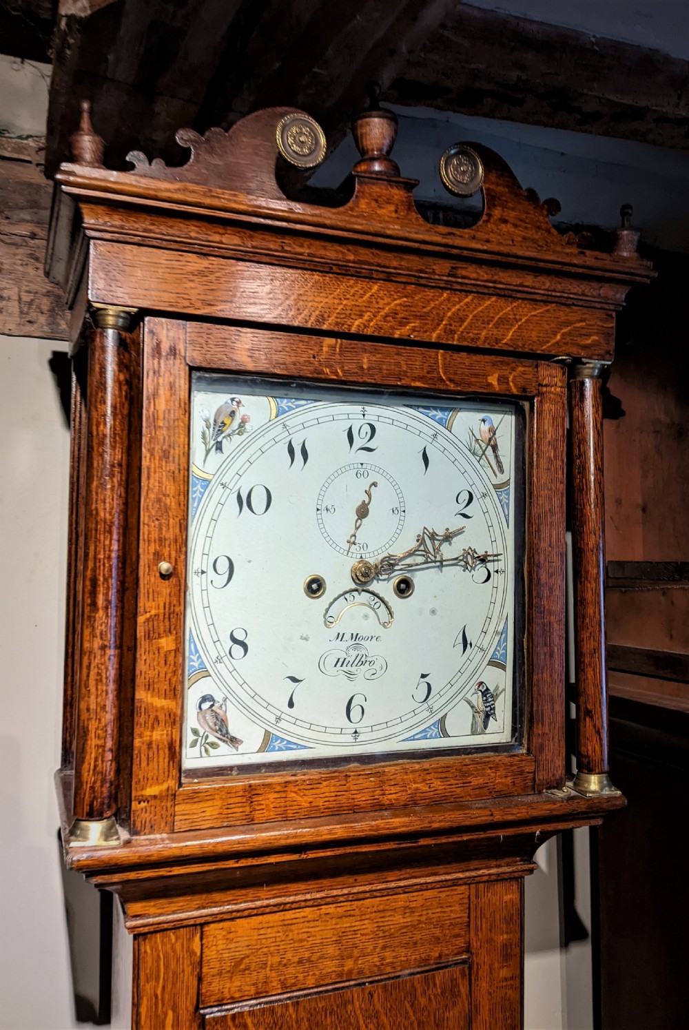 Small 19th Cent Longcase Grandfather Clock  View II