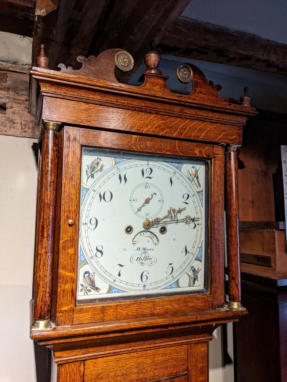 Small 19th Cent Longcase Grandfather Clock  View IV