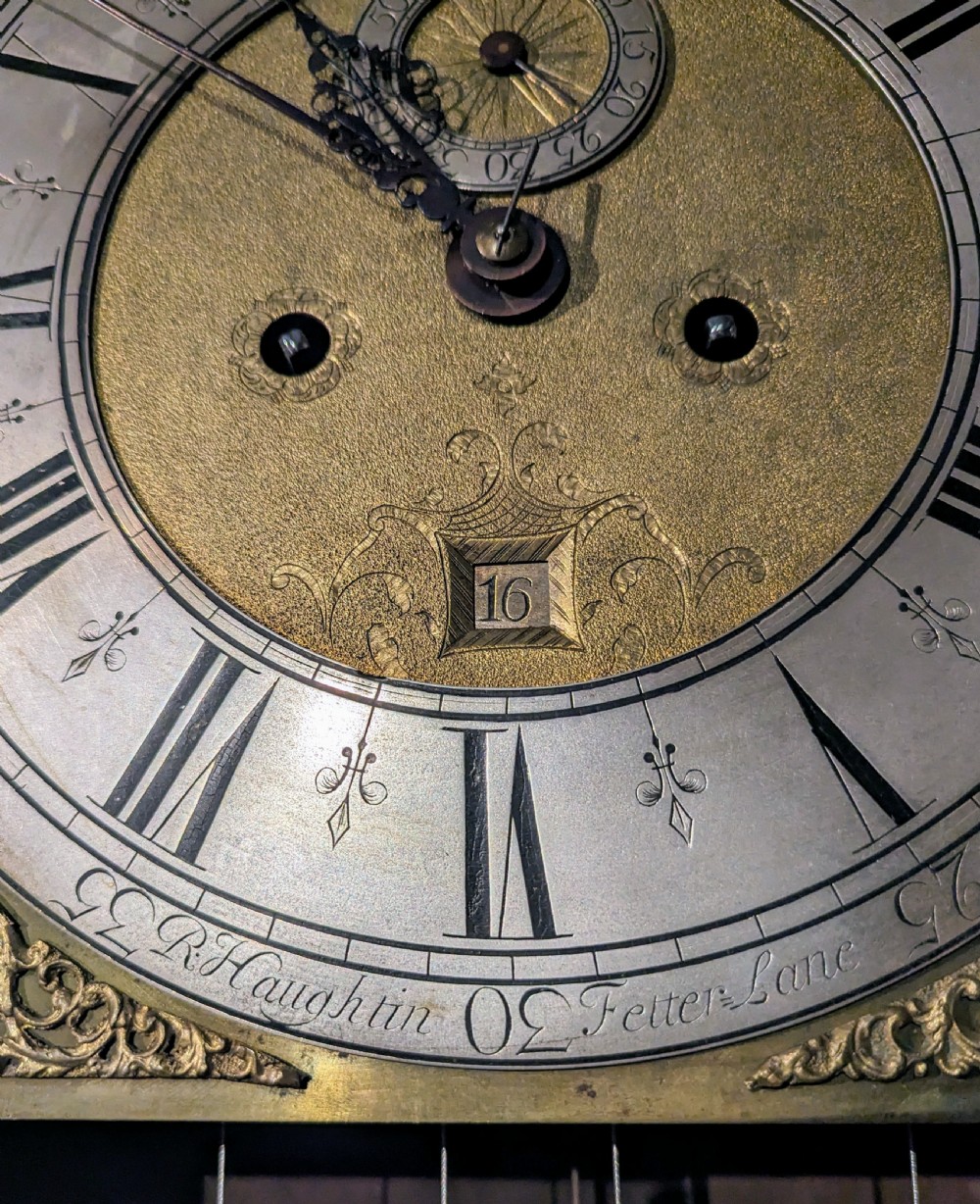 Early 18th Cent Walnut Long Case Longcase Grandfather Clock View III