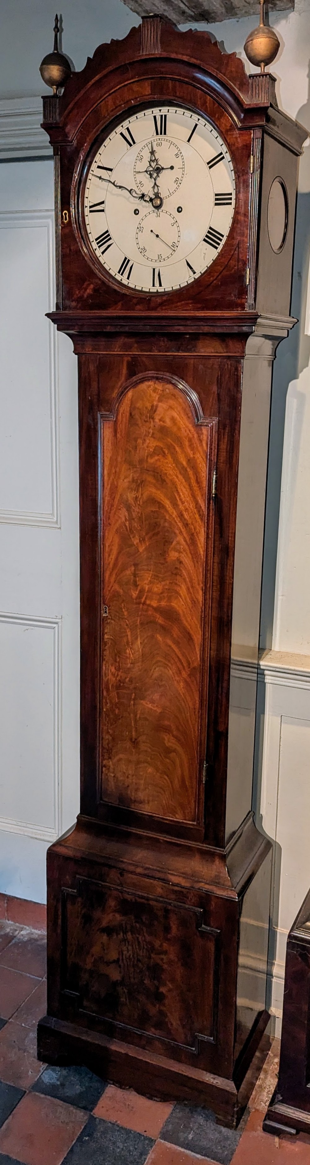 Early 19th Cent Mahogany Long Case, Longcase, Grandfather Clock 