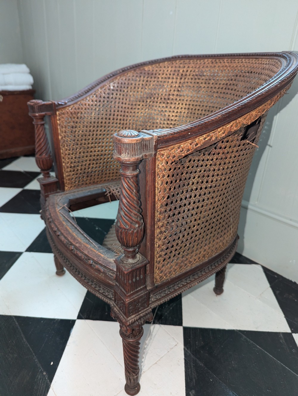 19th Cent Childs Chair for Restoration  View III