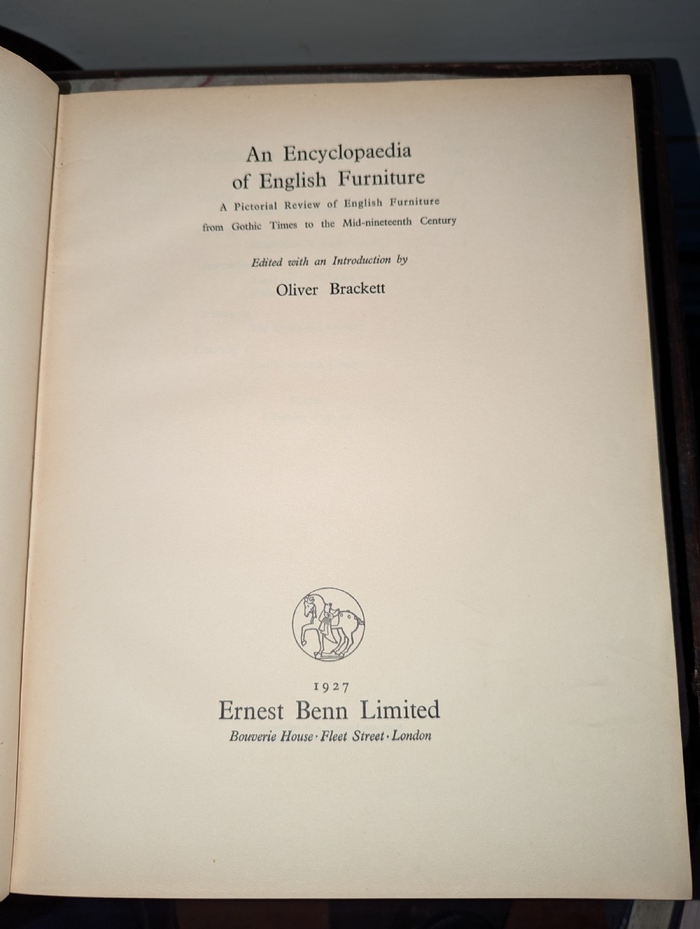 5 Books on Early English Antique Furniture  View V