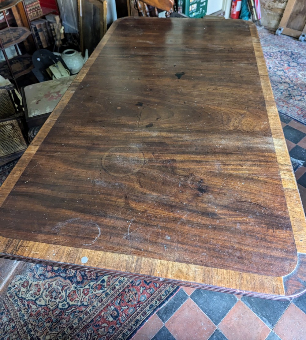 Early 19th C Gillows Style Sofa/Library Table View V
