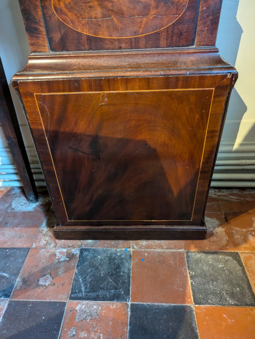 Early 19th C Musical Longcase Long Case Grandfather Clock View VI