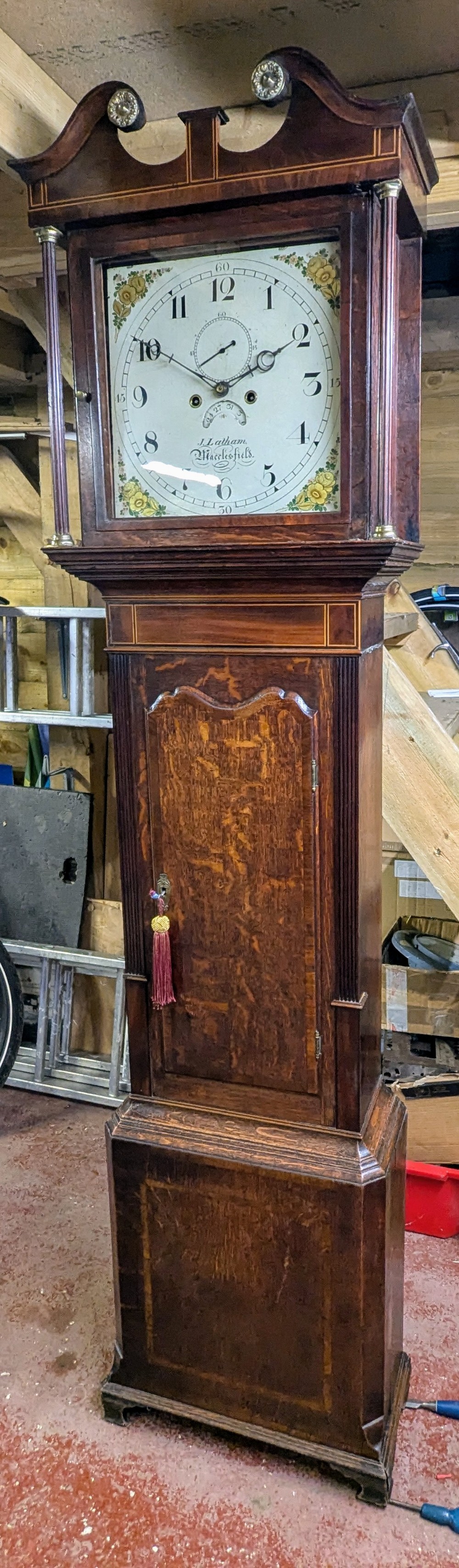 Early 19th Cent 8 Day Longcase Long Case Grandfather Clock
