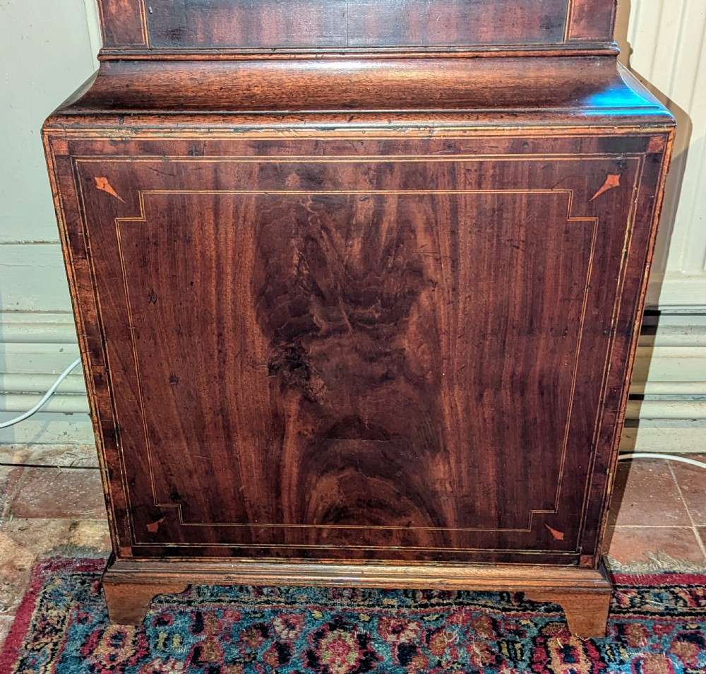 Geo III Mahogany Scottish Longcase Long Case Grandfather Clock View VII
