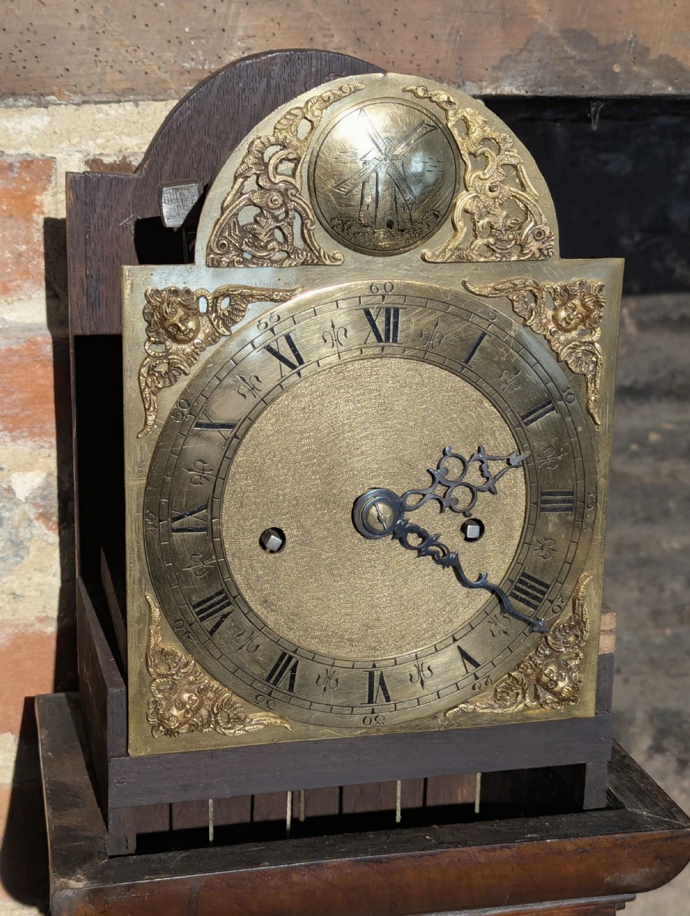 Queen Ann Style Granddaughter Longcase Clock View IV
