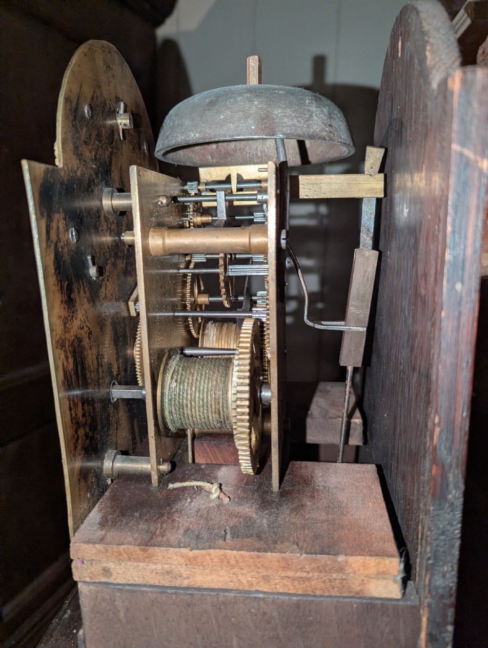Queen Ann Style Granddaughter Longcase Clock View V