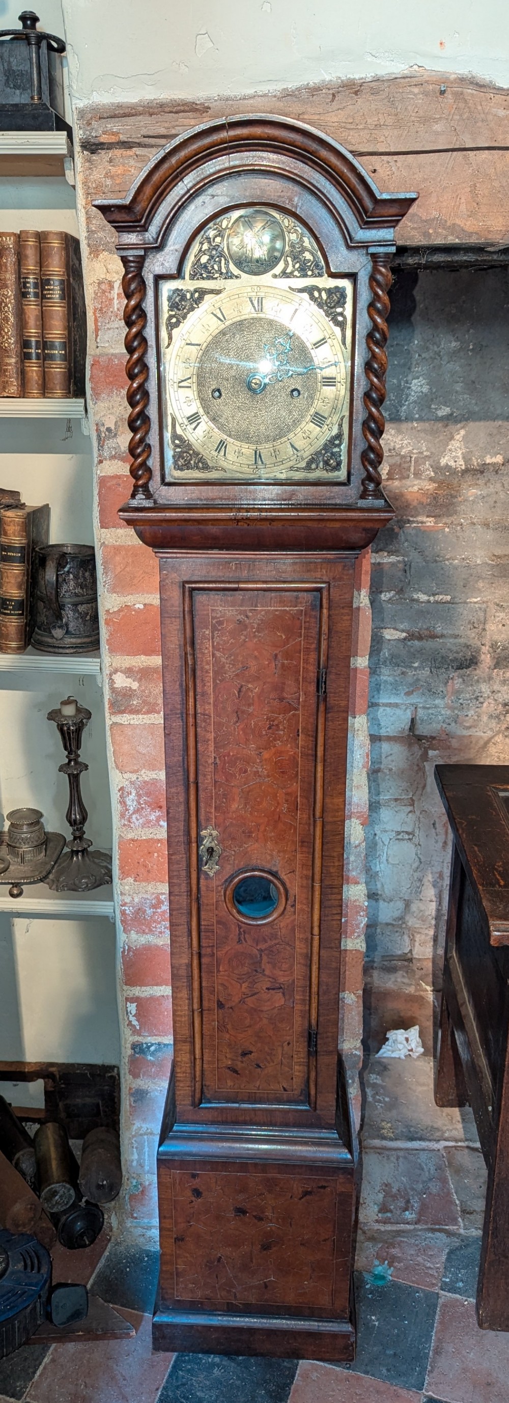 Queen Ann Style Granddaughter Longcase Clock