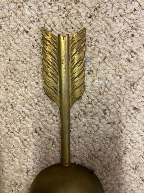 AN UNSUAL PAIR OF TWO LIGHT FRENCH SPEAR ANTIQUE WALLLIGHTS - ADDITIONAL PHOTO 2