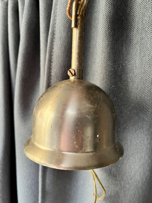 FRENCH HECTAGONAL SILVER PLATED ANTIQUE LANTERN C1920 - ADDITIONAL PHOTO 7