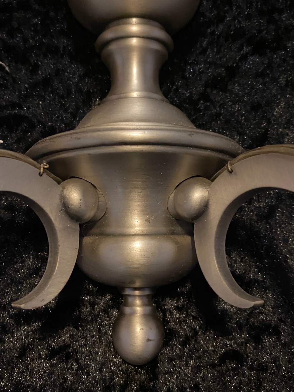 A Pair of  Dutch Twin arm Wall-lights pewter colour View VII