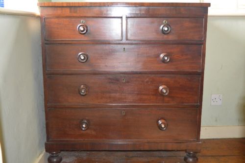 Fine Mid 19th Century Mahogany Chest of Drawers,c1840
