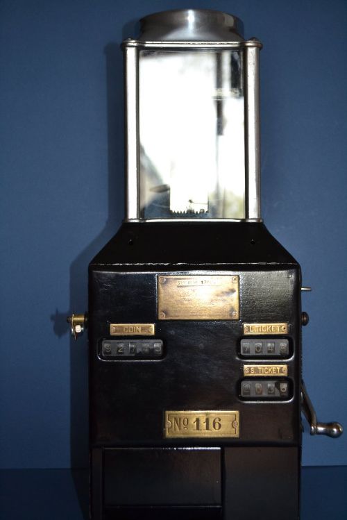 Rare USA Johnson Fare Box Trolley Bus / Street Car Fare Machine,c1920. Lovely Restored Condition, Great Piece of Americana