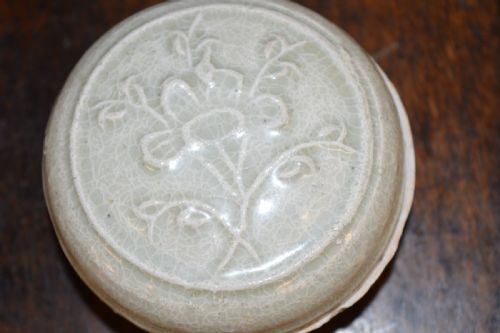 Chinese Song Dynasty Small Circular Burial Pot, C 960-1279
