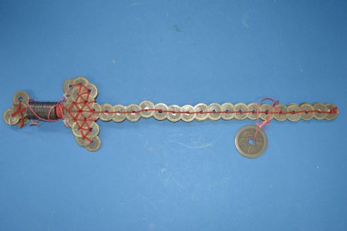 Early 20th Century Chinese Bronze Coin Sword,taoist,c1920