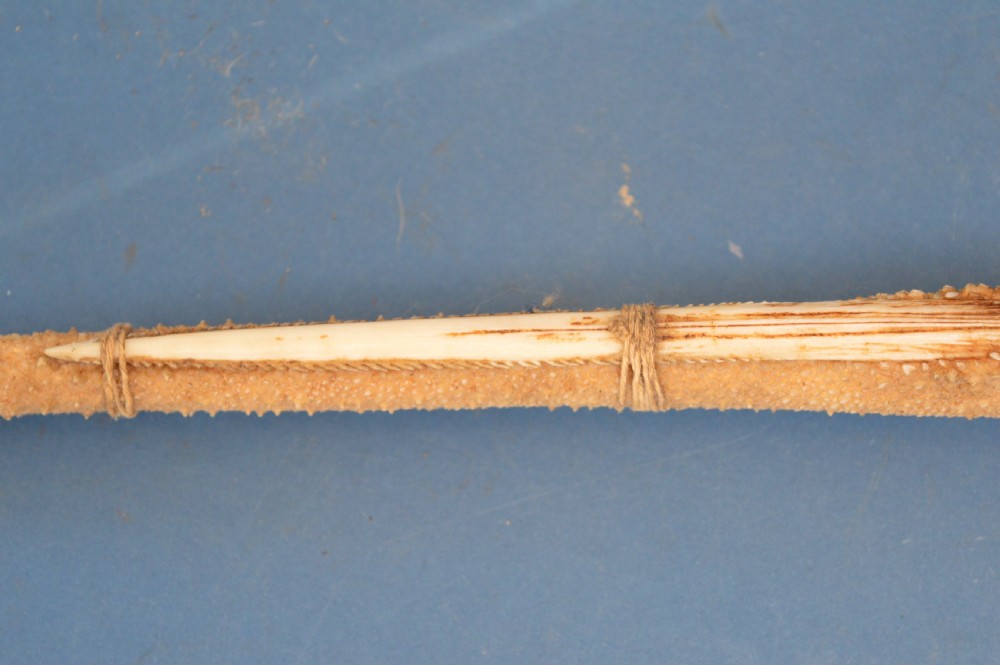 19th Century Gilbert Islands Stingray Skin Temeran or Taboua Sword,c1870 View V