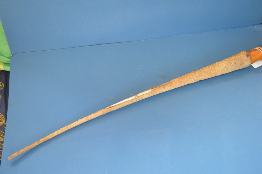 19th Century Gilbert Islands Stingray Skin Temeran or Taboua Sword,c1870 View VIII