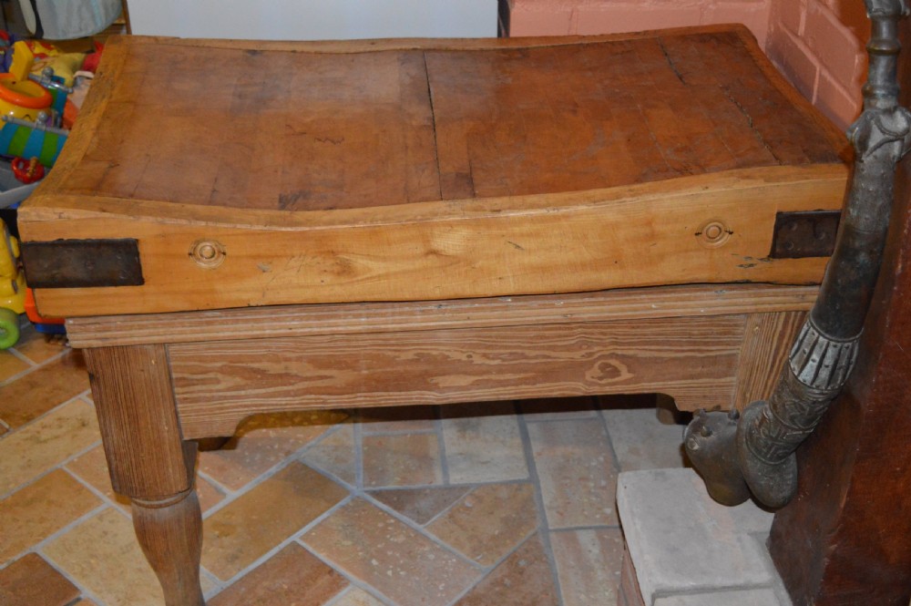 Georgian Butchers Block, Early 19th Century, c1800