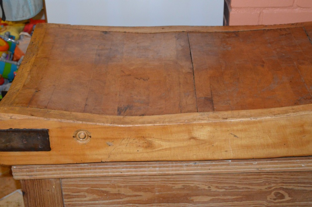 Georgian Butchers Block, Early 19th Century, c1800 View VI