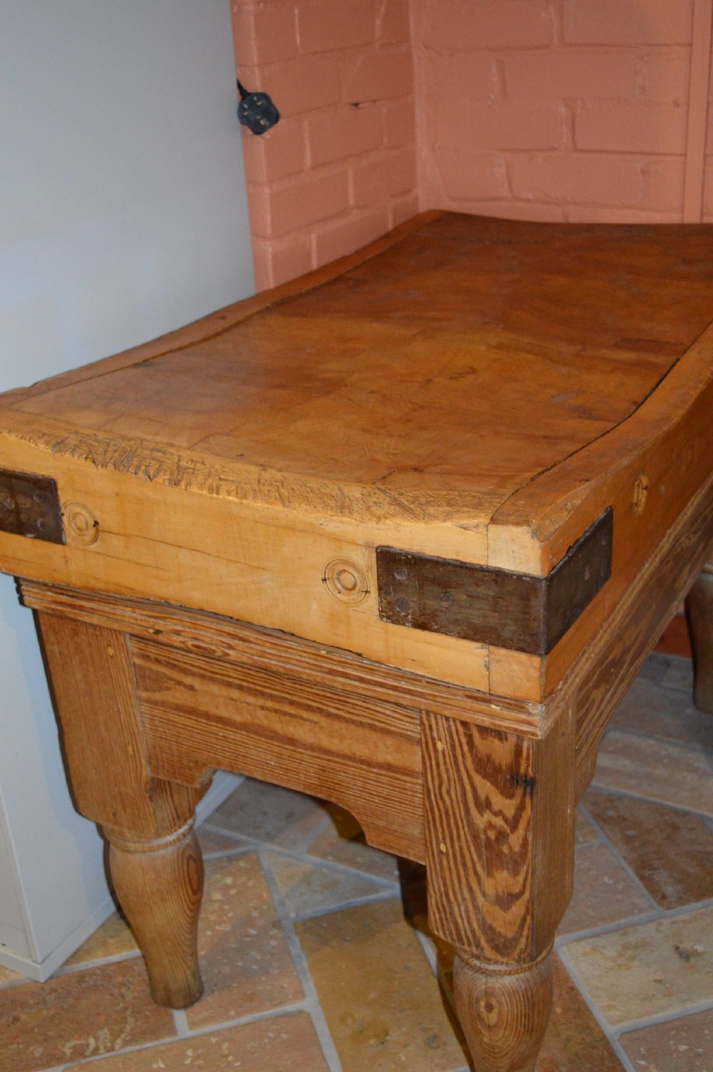 Georgian Butchers Block, Early 19th Century, c1800 View VII