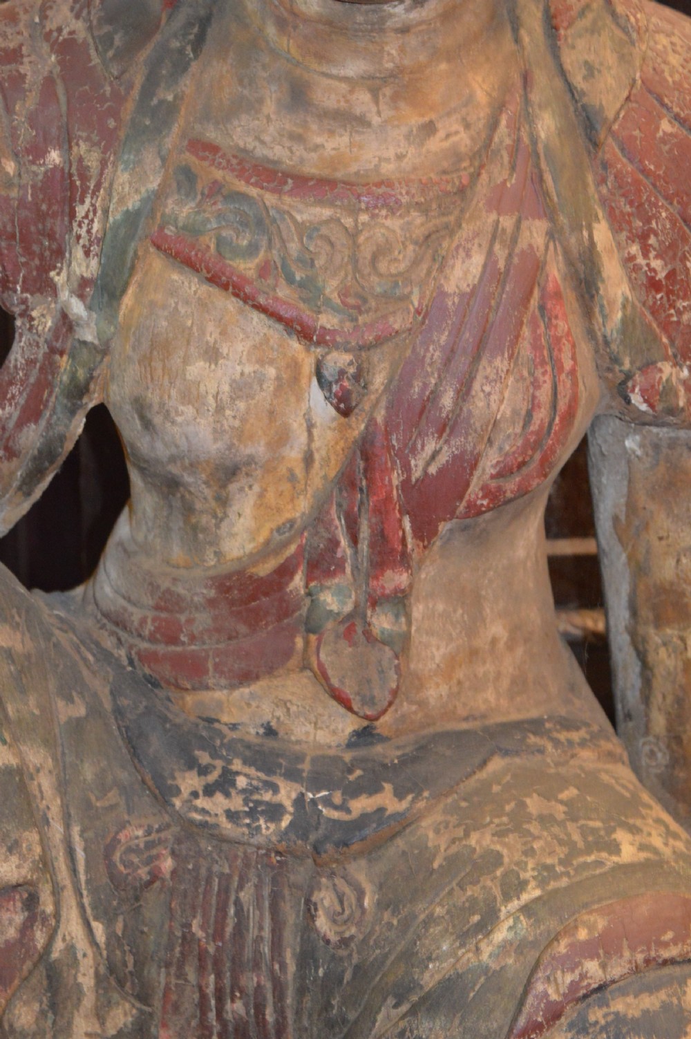 Huge (5ft) 19th Century Chinese Staue GuanYin,c1850 View III