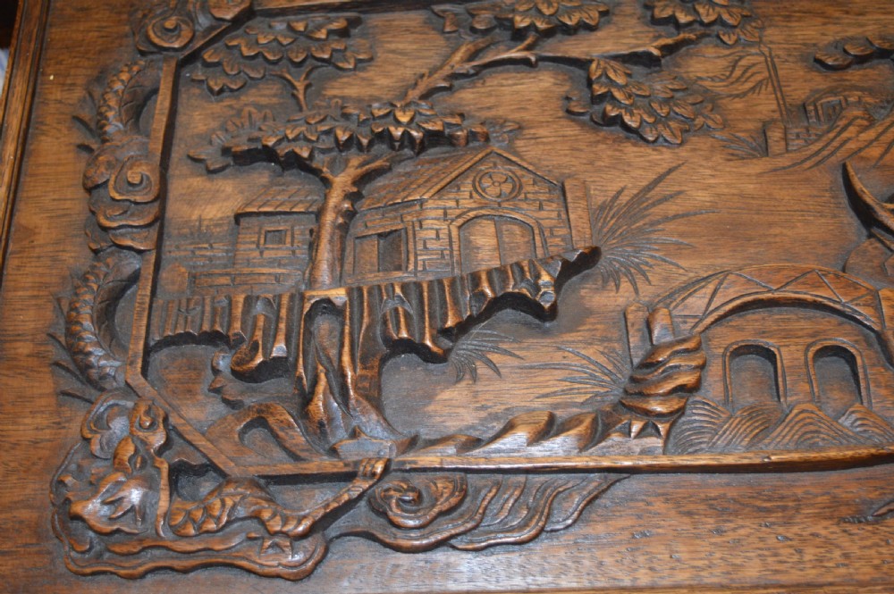 Large 19th Century Chinese Scholars Box,1870 View III