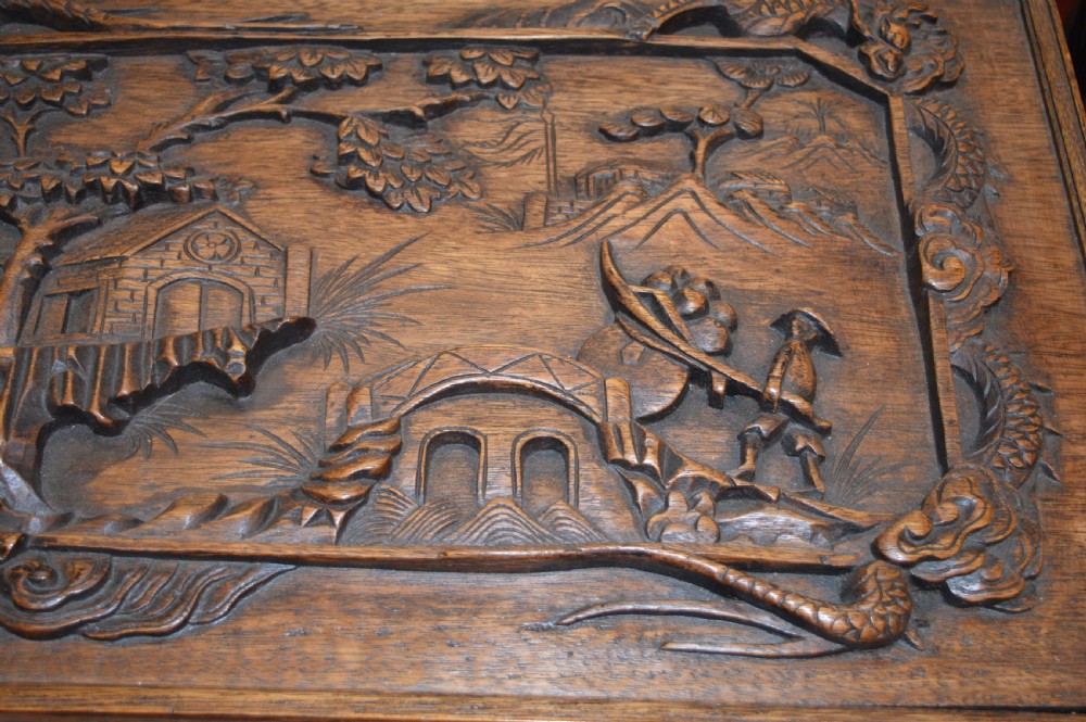 Large 19th Century Chinese Scholars Box,1870 View IV