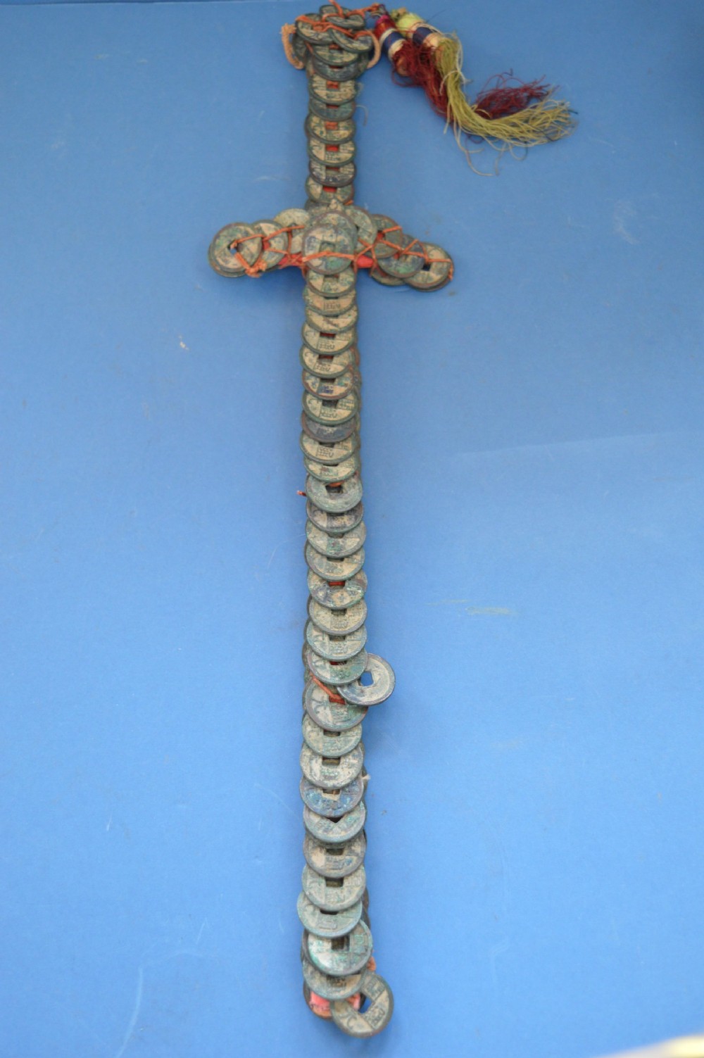 Early 20th Century Chinese Bronze Coin Sword,c1920 View VII