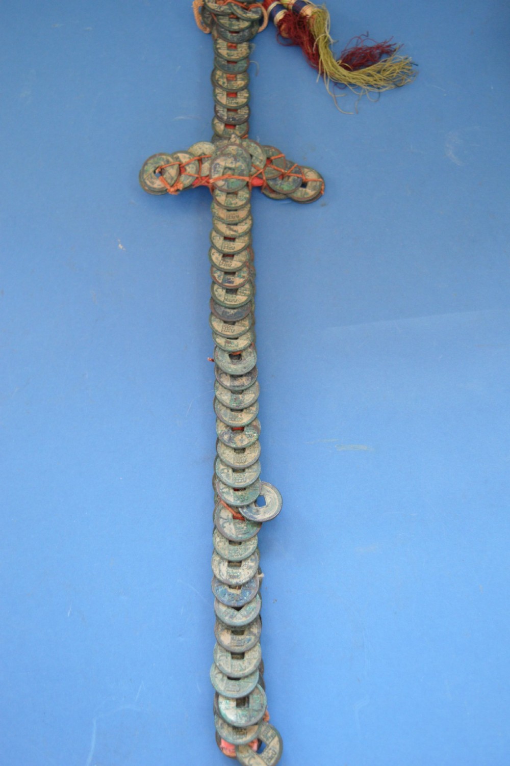 Early 20th Century Chinese Bronze Coin Sword,c1920 View VIII