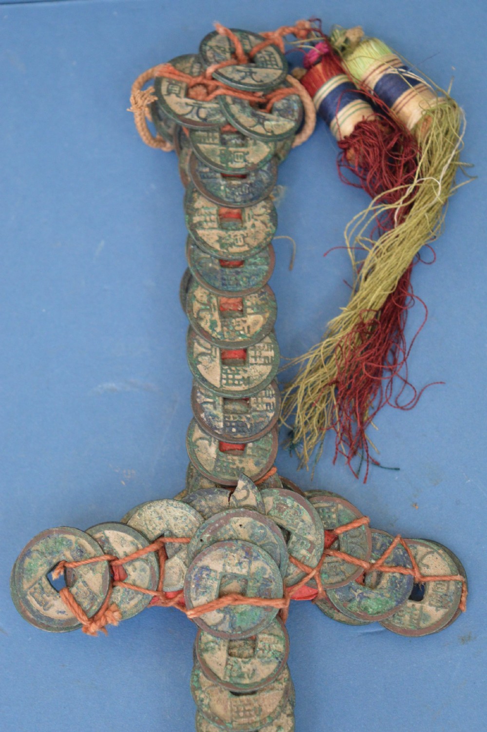 Early 20th Century Chinese Bronze Coin Sword,c1920 View IX