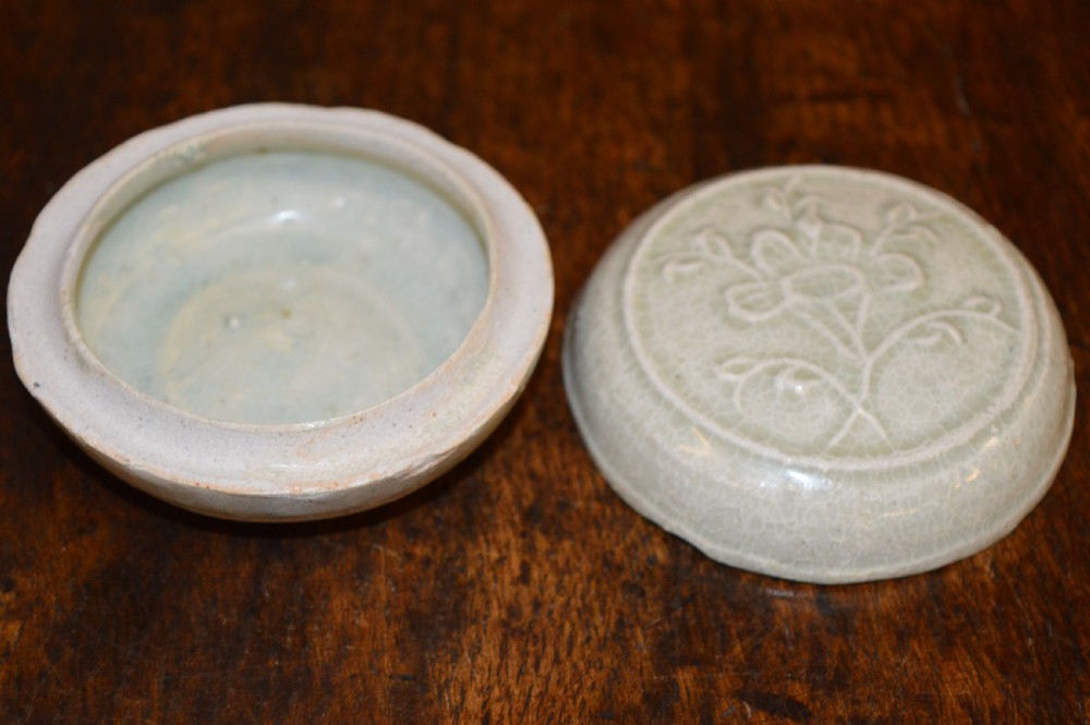 Chinese Song Dynasty Small Circular Burial Pot, c 960-1279 View II