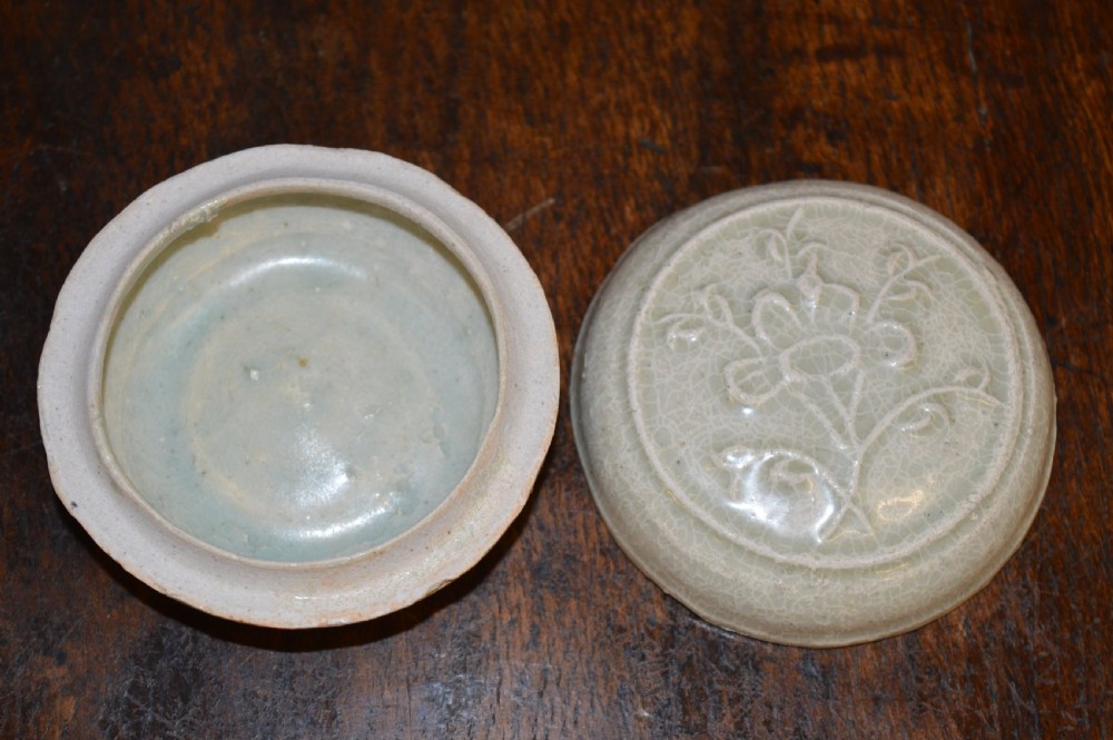 Chinese Song Dynasty Small Circular Burial Pot, c 960-1279 View III
