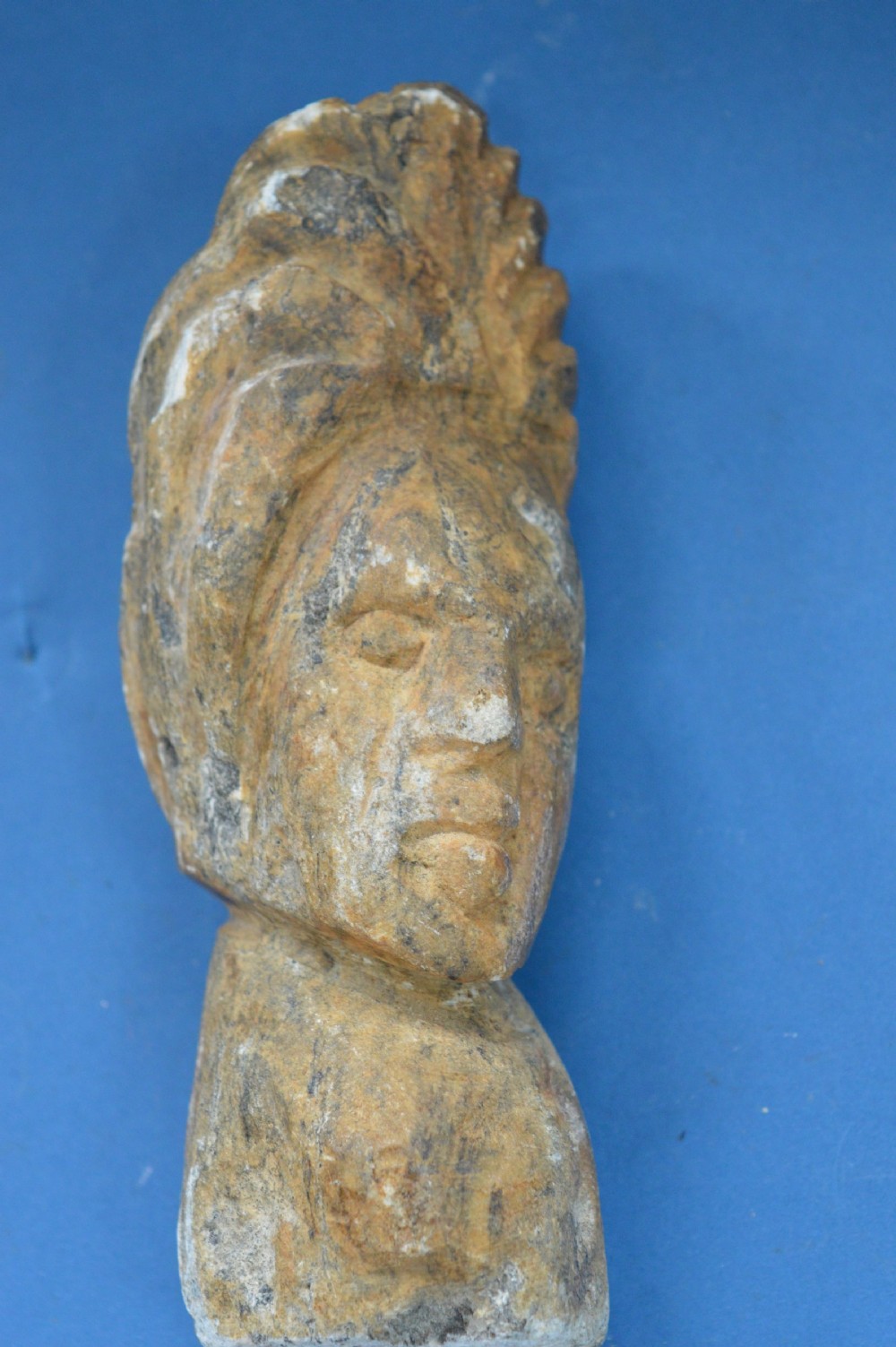 5 Antique Oceanic /Polynesian Stone Statues, Hand Carved, c1700 View IV