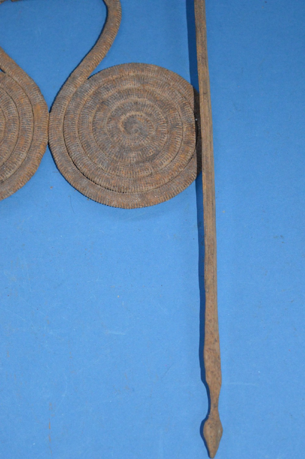 3 Large 19th Century African Cast Iron Currency Pieces, Congo, c1890 (Part of Larger Collection 21 Pieces) View IV