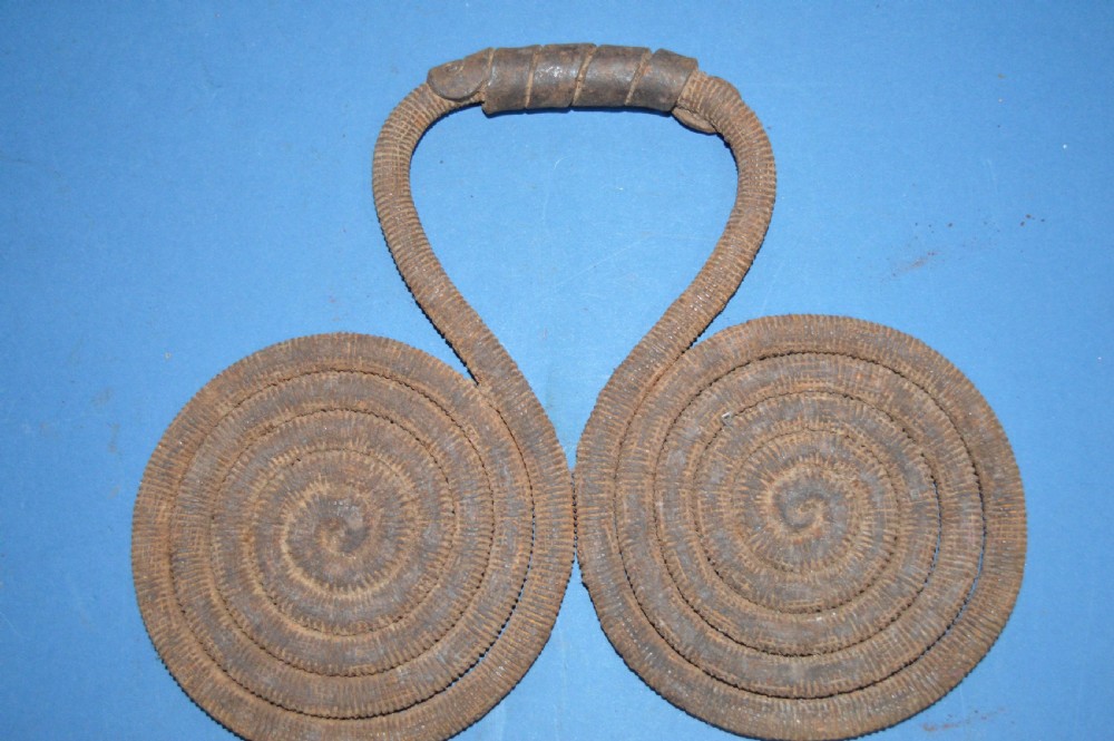 3 Large 19th Century African Cast Iron Currency Pieces, Congo, c1890 (Part of Larger Collection 21 Pieces) View X