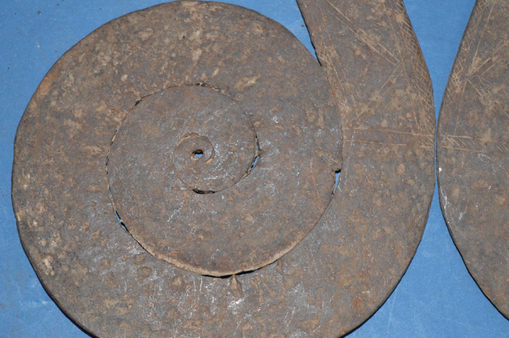 3 Large 19th Century African Cast Iron Currency Pieces, Congo, c1890 (Pt of Collection 21 Pieces) View III