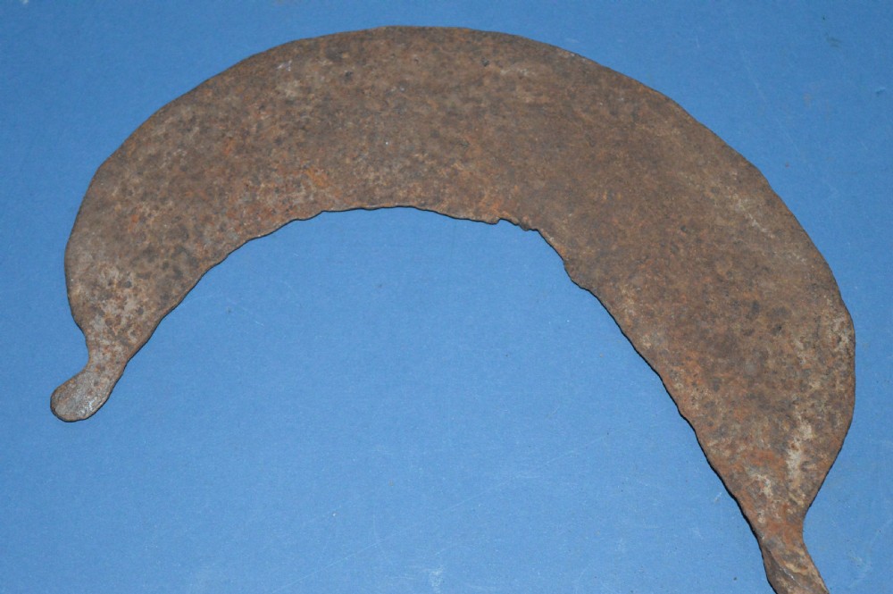 3 Large 19th Century African Cast Iron Currency Pieces, Congo, c1890 (Pt of Collection 21 Pieces) View V